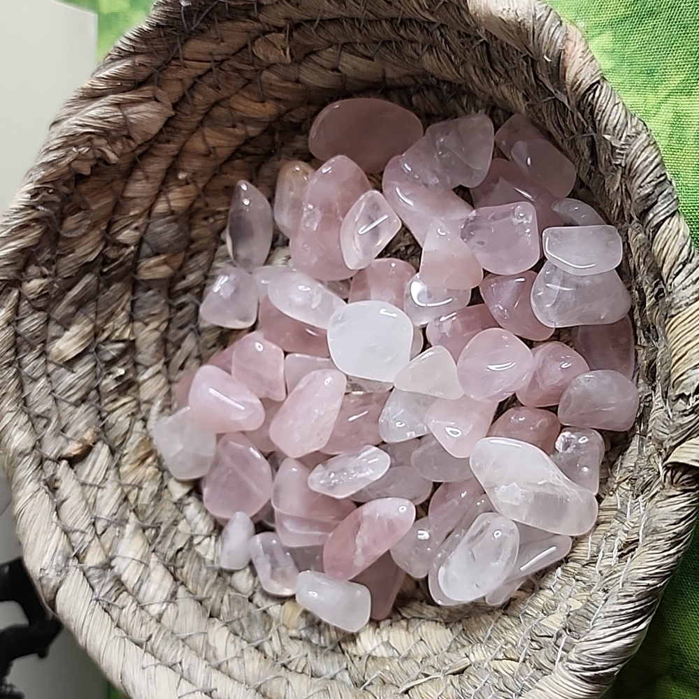 Rose Quartz beautiful tumbles.